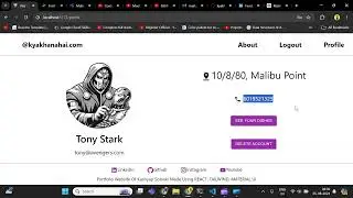 Profile Section in kyakhanahai.com || ReactJs MERN Stack #personalproject #mernstack #api #coding