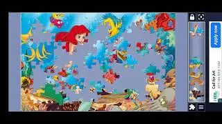 Ariel's Underwater Garden👑🧜🏻‍♀️🌊🫧🐚🌈🧩//jigsaw Challenge Hub🧩//Fun with puzzles Game🧩