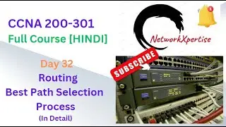 CCNA 200-301 [HINDI] | Full Course | DAY 32 | Routing | Best path selection process