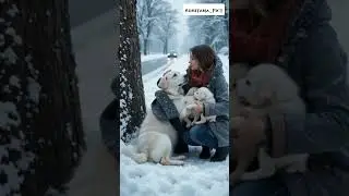 The Puppy and The Beautiful Angel  #fypシ #shorts  #cute #animals #worldexplorer