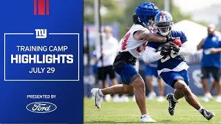 🎥 TOP HIGHLIGHTS: Training Camp Day 3 | New York Giants