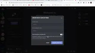 how can you make an discord invite which does not expire