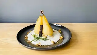 Poached Pears.