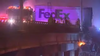 FedEx driver killed in wreck on I-45 in Dallas