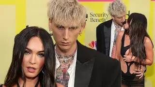 Machine Gun Kelly DYES TONGUE BLACK, Makes Out With Megan Fox at BBMAs
