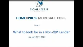 What to look for in a Non-QM lender