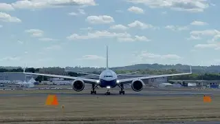 777X Farnborough Airshow 2022 Practice