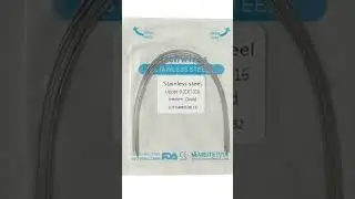 10pcs Dental Orthodontic Wire NITI Stainless Steel Round/Rectangular Wire Ovoid