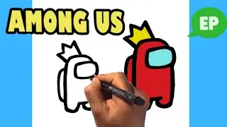 How to Draw Among Us - Crown Hat - Easy Pictures to Draw