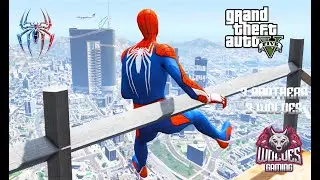 GTA 5 | Spider Man Mod | Epic Ragdoll Fall | Funny Fall Funny Moments (GTA 5 Ragdoll EP-3) #3B3W