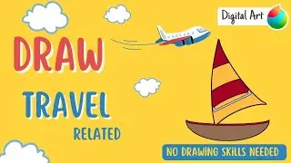 HOW to draw  #doodles Zero Skills( #Boat )     #MediBang Paint Pro