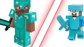 Minecraft vs lego minecraft🙀❗️✅