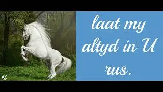 Laat U lig, o Heer, deur my kom skyn