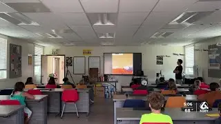 Starbase SLO teaching local 5th graders STEM-based curriculum