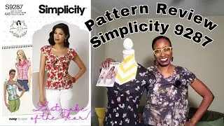 Впервые делаю петли для пуговиц! Обзор выкройки Simplicity 9287 :)