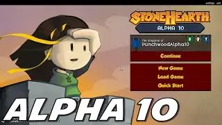 Stonehearth Alpha - Blacksmith! Mason! Shepherd!  (Gameplay)
