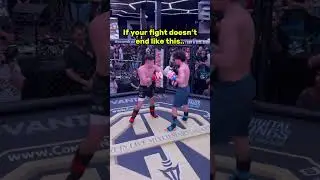 He pointed down! #combatnight #florida #mma #fighter #combat #kickboxing #2025 #wild