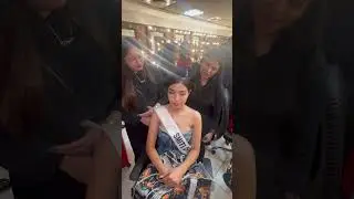 Miss ❤️universe event #hairtransformation #hairstyle #hairartists #ytshorts #studentwork #beauty #yt