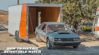 Trailer winch install - 