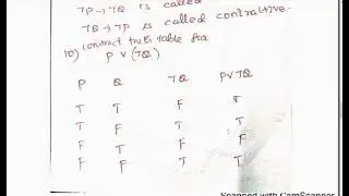 Truth Table Problem 1
