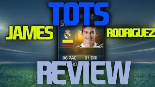 FIFA 15 TOTS James Rodriguez (92 Rated) Review with Gameplay!