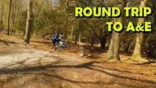 BIG CRASH @ STOUGHTON MTB - DUDE, WHERE'S MY SHOULDER?