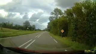 Dashcam Veere langs Zanddijk