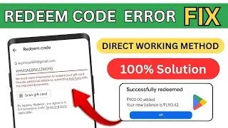 Google Play Gift Card “We Need More Info” Error Fix | 100% Working Redeem Solution (Updated) |