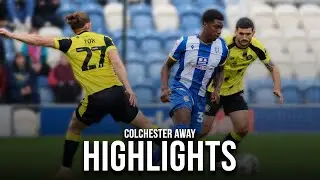 Colchester United 3-1 Harrogate Town Highlights