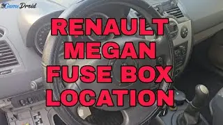 Renault Megane 2005 Fuse Box Location 🔌 | Interior & Engine Bay Fuse Boxes