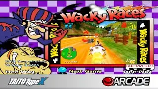Taito Type X - Wacky Races 1080p #2 (with Game Loader All RH v359)