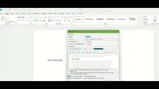 Creating APA Headings in MS Word
