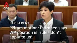 Workers' Party position has been 'the rules don't apply to us': Indranee on Pritam Singh motion