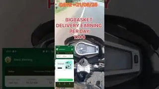 bigbasket delivery daily earn# delivery #profits# payouts and monthly profit # delivery boy earnings