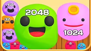 Slime Watermelon Merge 3D - Jelly Fruits, Jelly Fill, Jelly Crush ASMR Gameplay | ( Melon Maker )