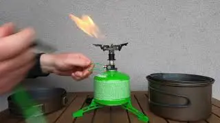 Optimus Crux Stove and Accessories - Setup, Not Review