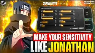 NEW UPDATE 3.8 BEST JONATHAN SENSITIVITY 😱 +CONTROL SETTING  BGMI / PUBG MOBILE ! JONTHON BEST GAME