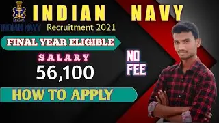 indian navy job notification || application details || how to apply for the job || reddy prasad