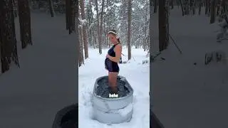 3rd trimester be like😅 #icebath #icequeen #coldplunge #pregnant #ice @aspenchopping