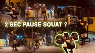 2 SEC PAUSE SQUAT ? NORMAL WEIGHT || RAHUL NANDWANA 🏋️&zwj;♂️