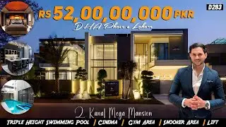 Lahore&rsquo;s Most Insane Luxury House Tour | Triple Height Pool & Lobby | 52 Crore House