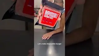 Plant based meat Burger! #impossible #plantbased #food #shorts #viral #subscribe