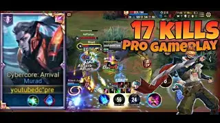 AOV : MURAD | HARD CARRY | 17 KILLS : PRO GAMEPLAY #ARENAOFVALOR