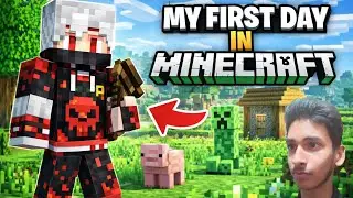 My First Day in Minecraft part ( 1 ) 🟤🟢