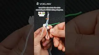 How to Use Cat6a Shielded Keystone Jacks for Cable Management?#shorts #rj45#cat6a #keystonejack
