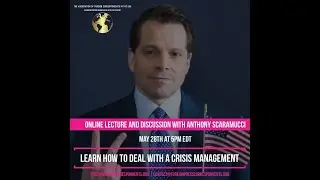 Foreign Press Correspondents: Online discussion with Anthony Scaramucci and foreign press in the USA
