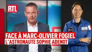 L'astronaute Sophie Adenot face &agrave; Marc-Olivier Fogiel sur RTL