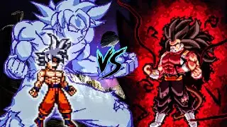 Mastered Ultra Instinct Goku (New) VS Cumber V4 (all form) in Jump Force Mugen