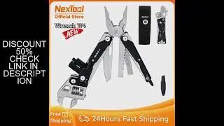 NexTool 11 In 1 Multitool Wrench W4 Adjustable Wrench Pliers Folding Knife Hand Tools Screwdriver Wo