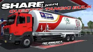 Share livery&PPL || mod bussid truck ud quester tangki semen PT. Sinar Indah Perkasa